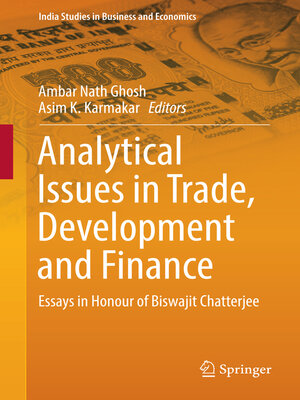 cover image of Analytical Issues in Trade, Development and Finance